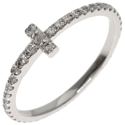 TIFFANY&Co.   TIFFANY&Co. T Diamond Wire Ring  K18 White Gold Ladies [Used]