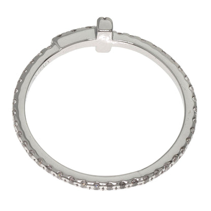TIFFANY&Co.   TIFFANY&Co. T Diamond Wire Ring  K18 White Gold Ladies [Used]