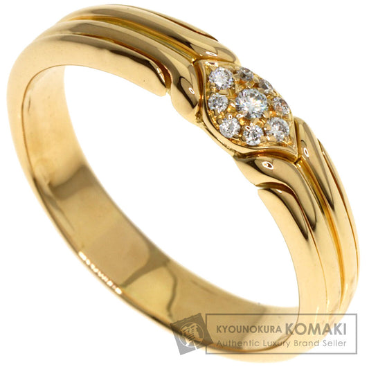 BVLGARI Diamond Ring K18 Yellow Gold Ladies [Used]