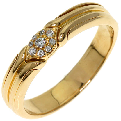 BVLGARI Diamond Ring K18 Yellow Gold Ladies [Used]