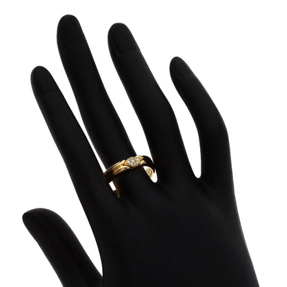BVLGARI Diamond Ring K18 Yellow Gold Ladies [Used]