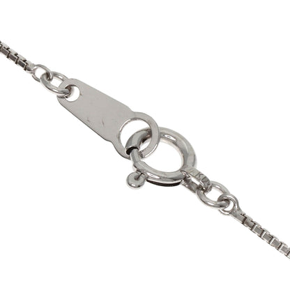 agete Diamond Necklace K18 White Gold Ladies [Used]