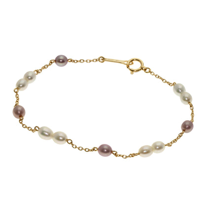 TASAKI Station Tamsui Pearl Pearl Bracelet K18 Yellow Gold Ladies [Used]