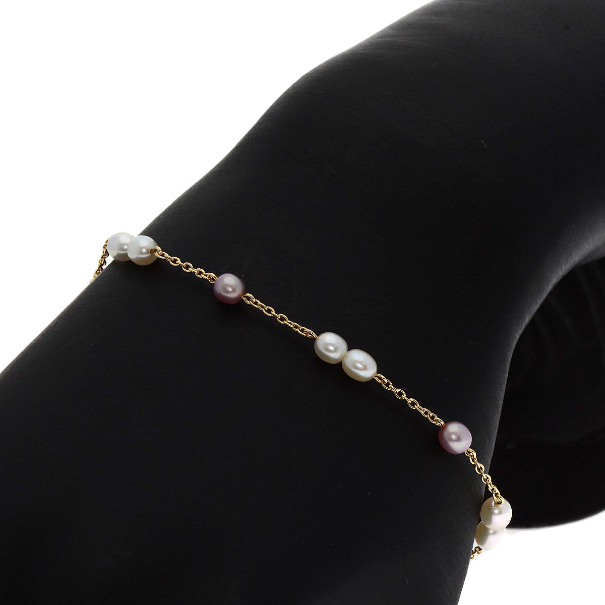 TASAKI Station Tamsui Pearl Pearl Bracelet K18 Yellow Gold Ladies [Used]
