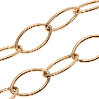 MIKIMOTO   Design Chain Necklace  K18 Pink Gold Ladies [Used]