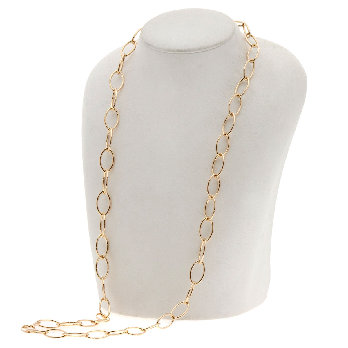 MIKIMOTO   Design Chain Necklace  K18 Pink Gold Ladies [Used]