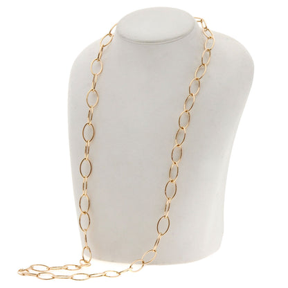 MIKIMOTO   Design Chain Necklace  K18 Pink Gold Ladies [Used]