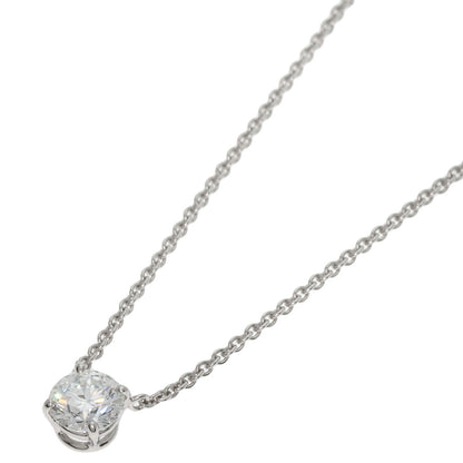 HARRY WINSTON Solitaire Diamond Necklace Platinum PT950 Ladies [Used]