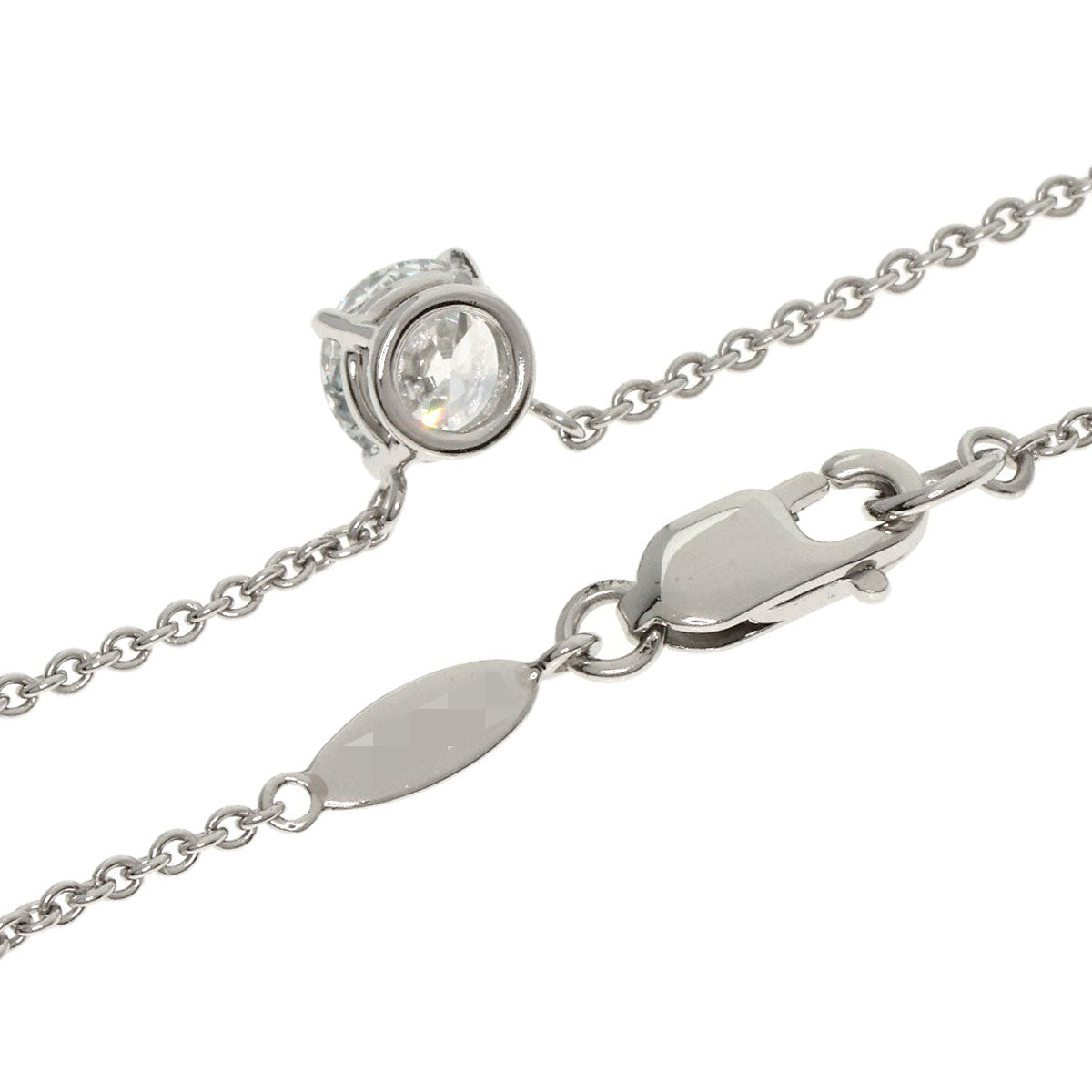 HARRY WINSTON Solitaire Diamond Necklace Platinum PT950 Ladies [Used]