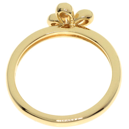 TASAKI Flower Diamond Ring K18 Yellow Gold Ladies [Used]