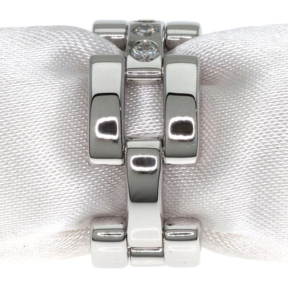 FRED 3P Diamond Ring K18 White Gold Ladies [Used]