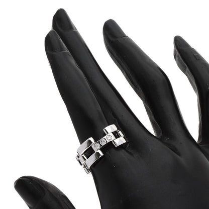 FRED 3P Diamond Ring K18 White Gold Ladies [Used]