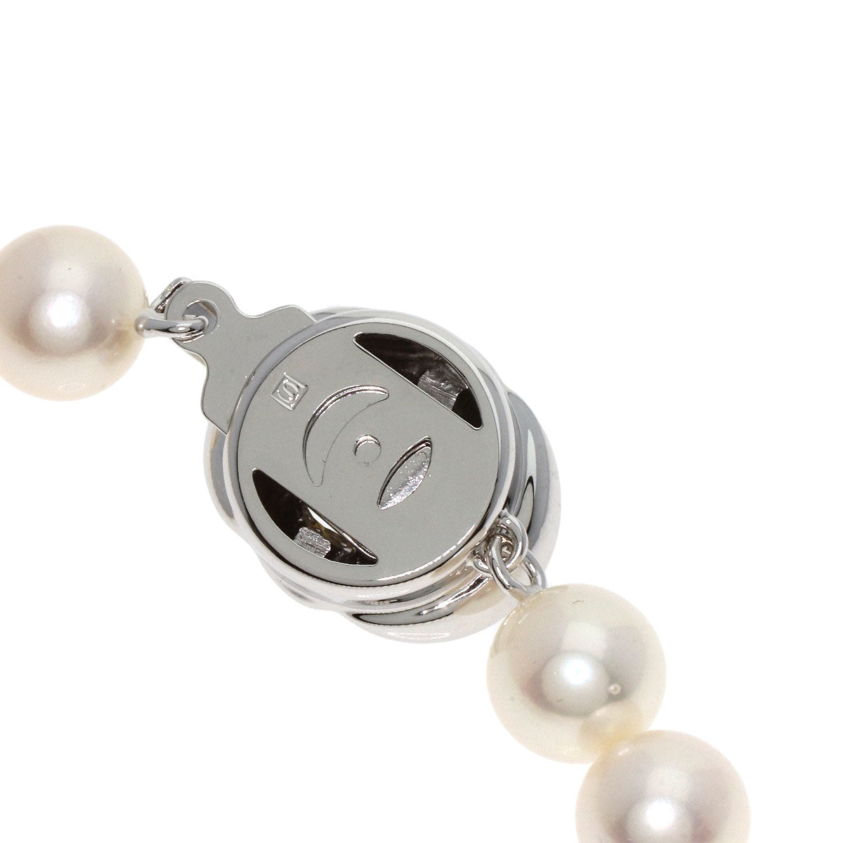 TASAKI PearlPearl Earrings 2-piece set Necklace Silver Ladies [Used]
