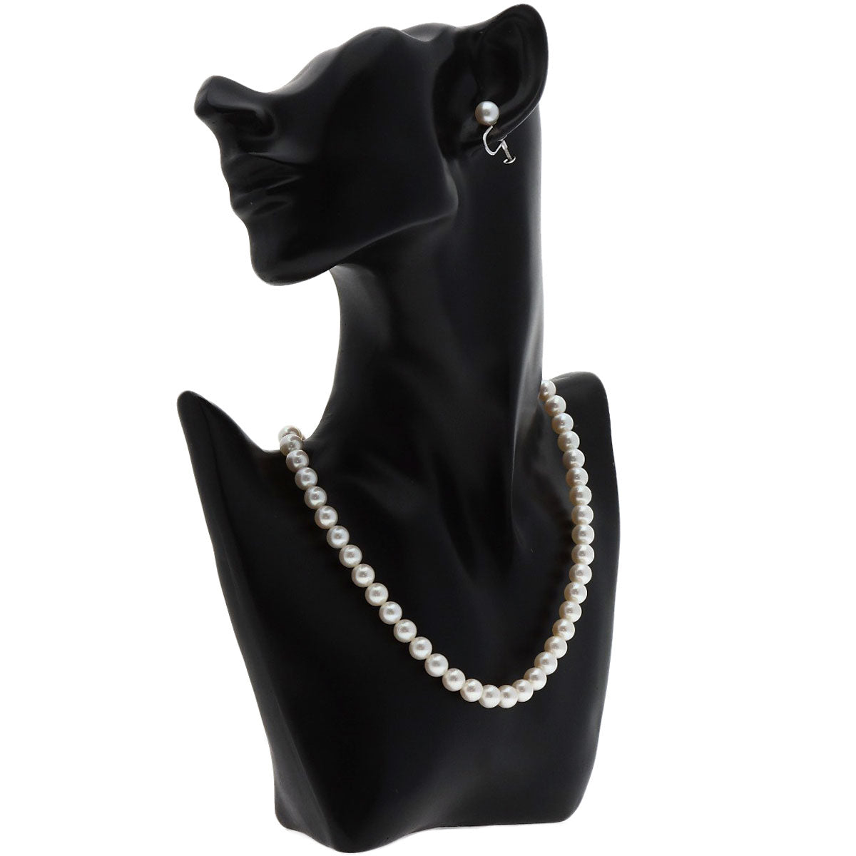 TASAKI PearlPearl Earrings 2-piece set Necklace Silver Ladies [Used]