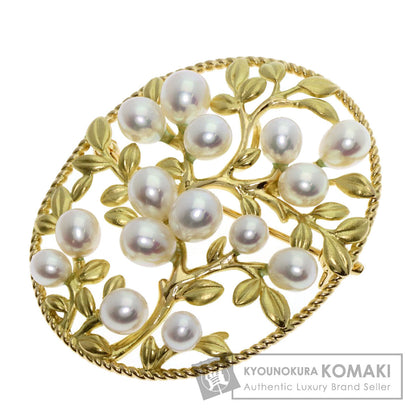 TASAKI   Pearl Pearl Brooch  K18 Yellow Gold Ladies [Used]