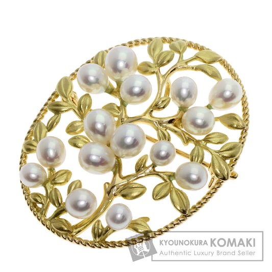 TASAKI   Pearl Pearl Brooch  K18 Yellow Gold Ladies [Used]