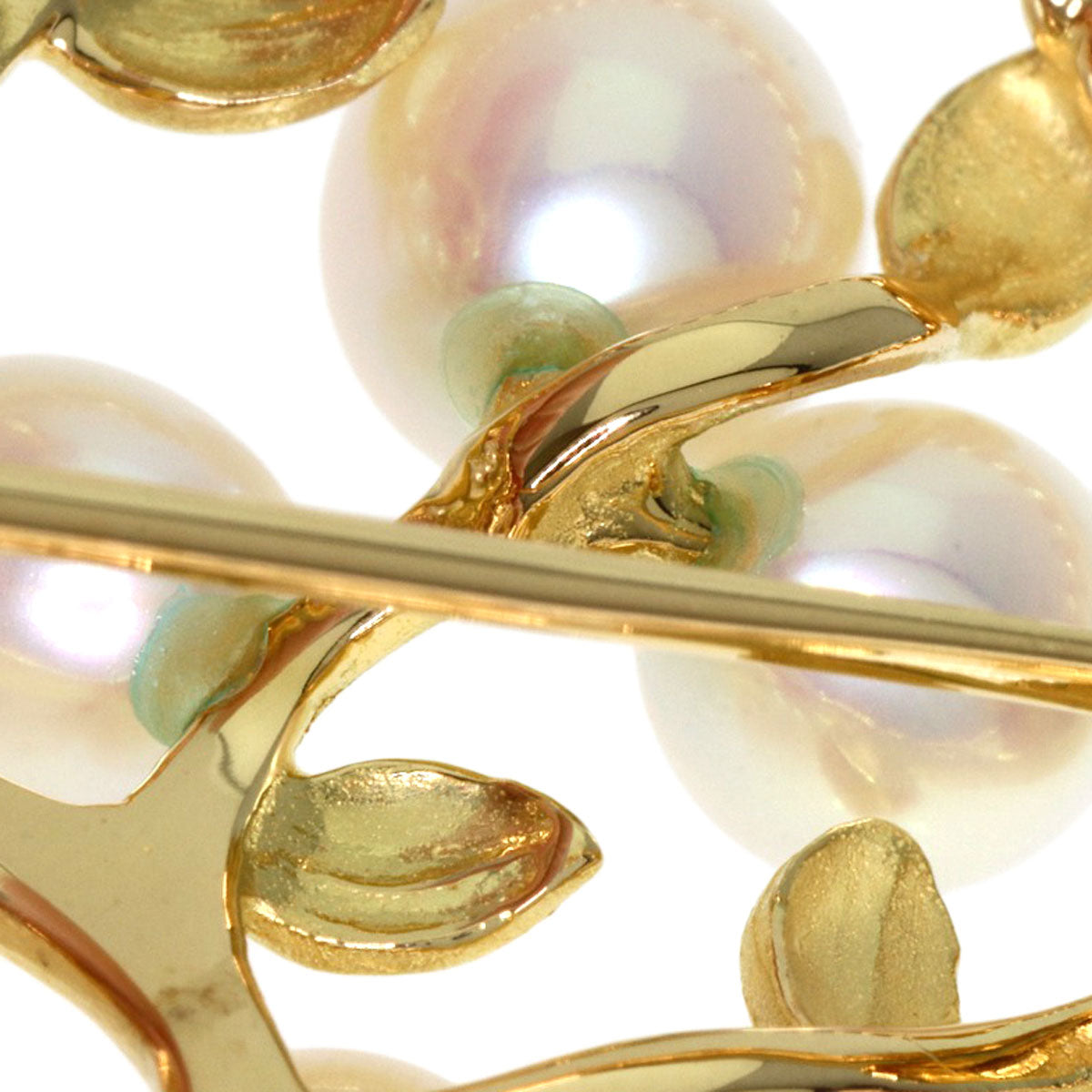 TASAKI   Pearl Pearl Brooch  K18 Yellow Gold Ladies [Used]