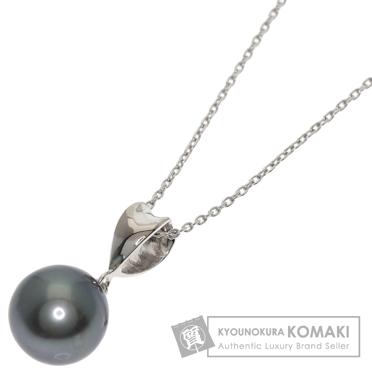 MIKIMOTO Perlita Pearl Pearl Necklace K18 White Gold Ladies [Used]