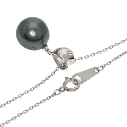 MIKIMOTO Perlita Pearl Pearl Necklace K18 White Gold Ladies [Used]