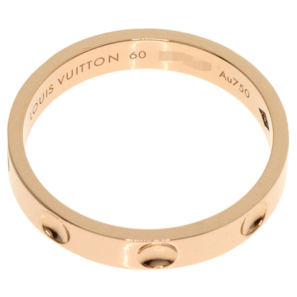 LOUIS VUITTON Puttberg Empreinte #60 Ring K18 Pink Gold unisex [Used]