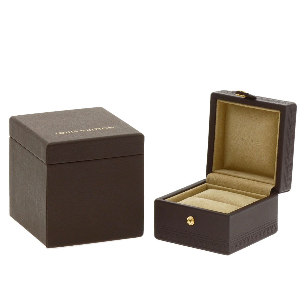 LOUIS VUITTON Puttberg Empreinte #60 Ring K18 Pink Gold unisex [Used]