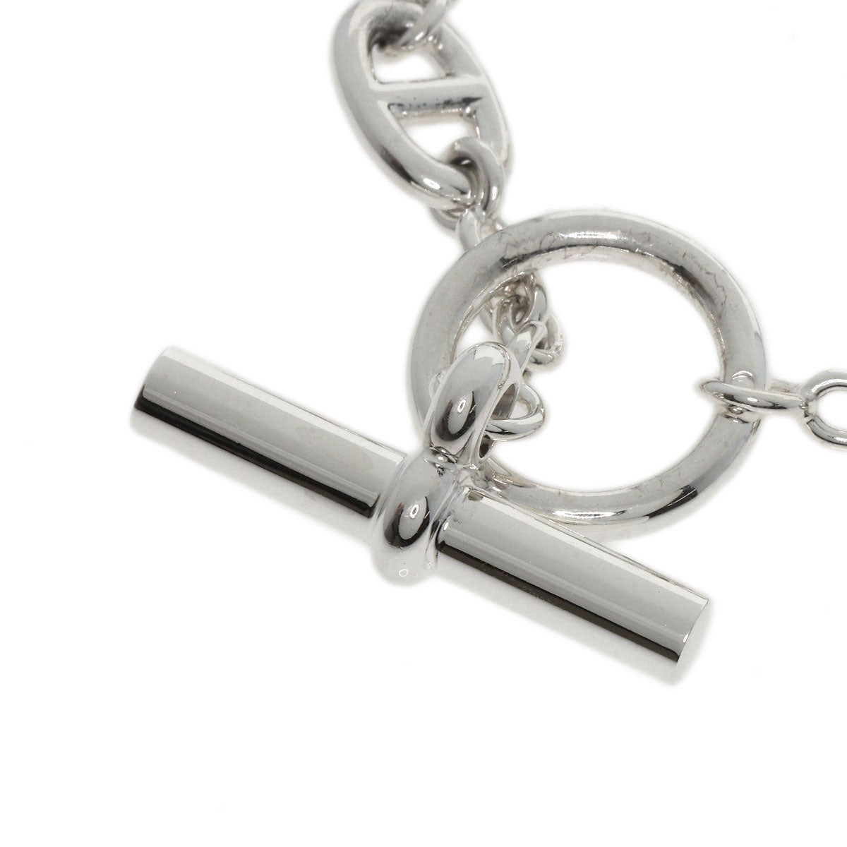 HERMES Shane Dunkle Farandole Bracelet Silver Ladies [Used]