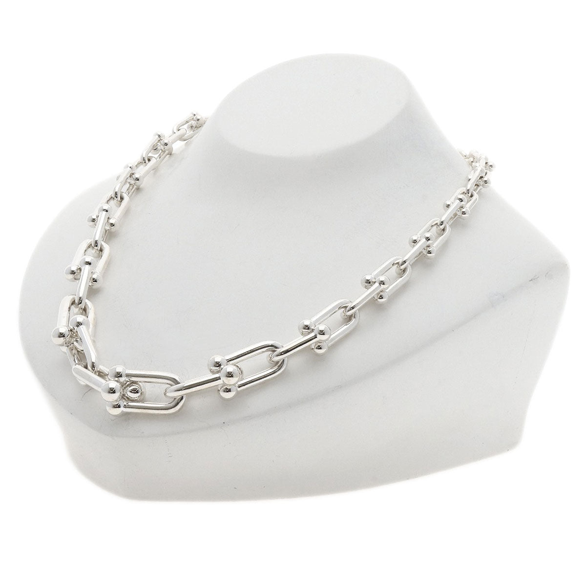 TIFFANY&Co.   Hardware graduated link Necklace  Silver Ladies [Used]