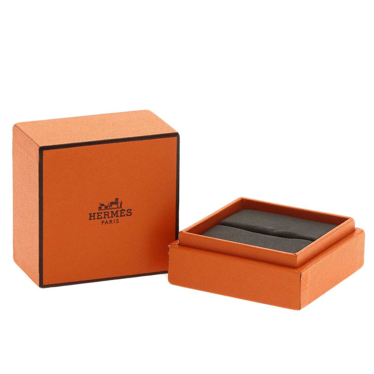 HERMES A l Ecoute Moonstone Diamond #49 Ring K18 Pink Gold Ladies [Used]