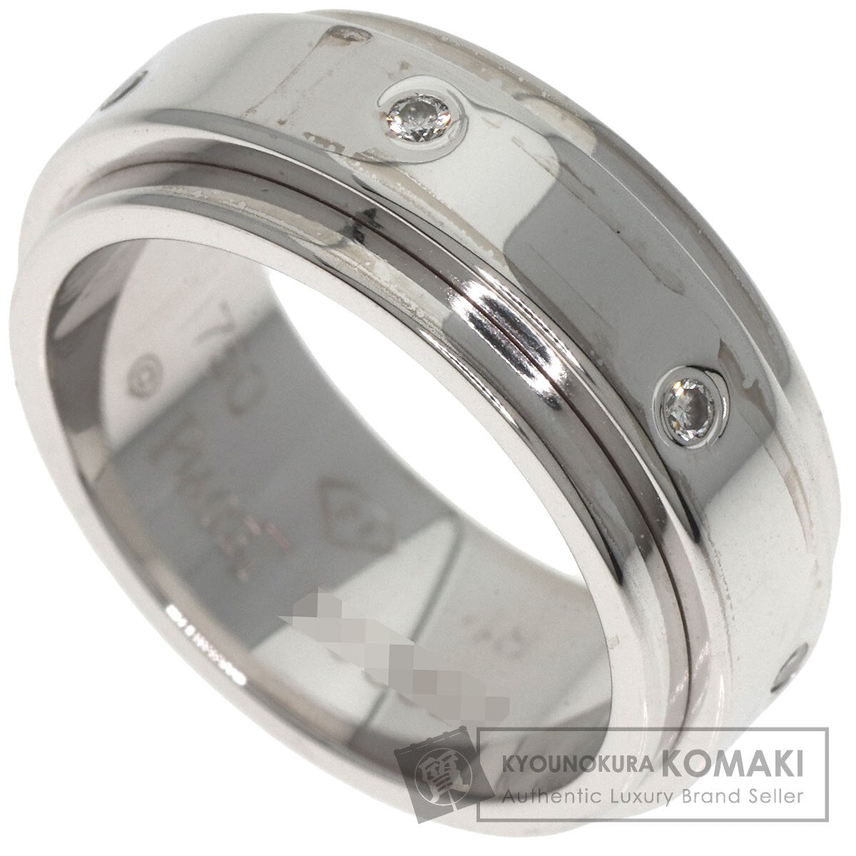 PIAGET possession Diamond #48 Ring K18 White Gold Ladies [Used]