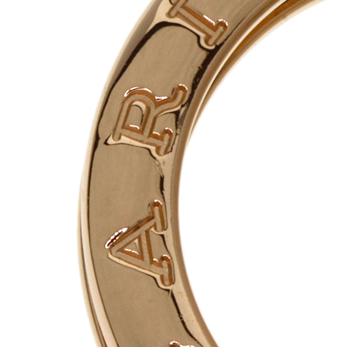 BVLGARI B.zero1 1 band #49 Ring K18 Pink Gold Ladies [Used]