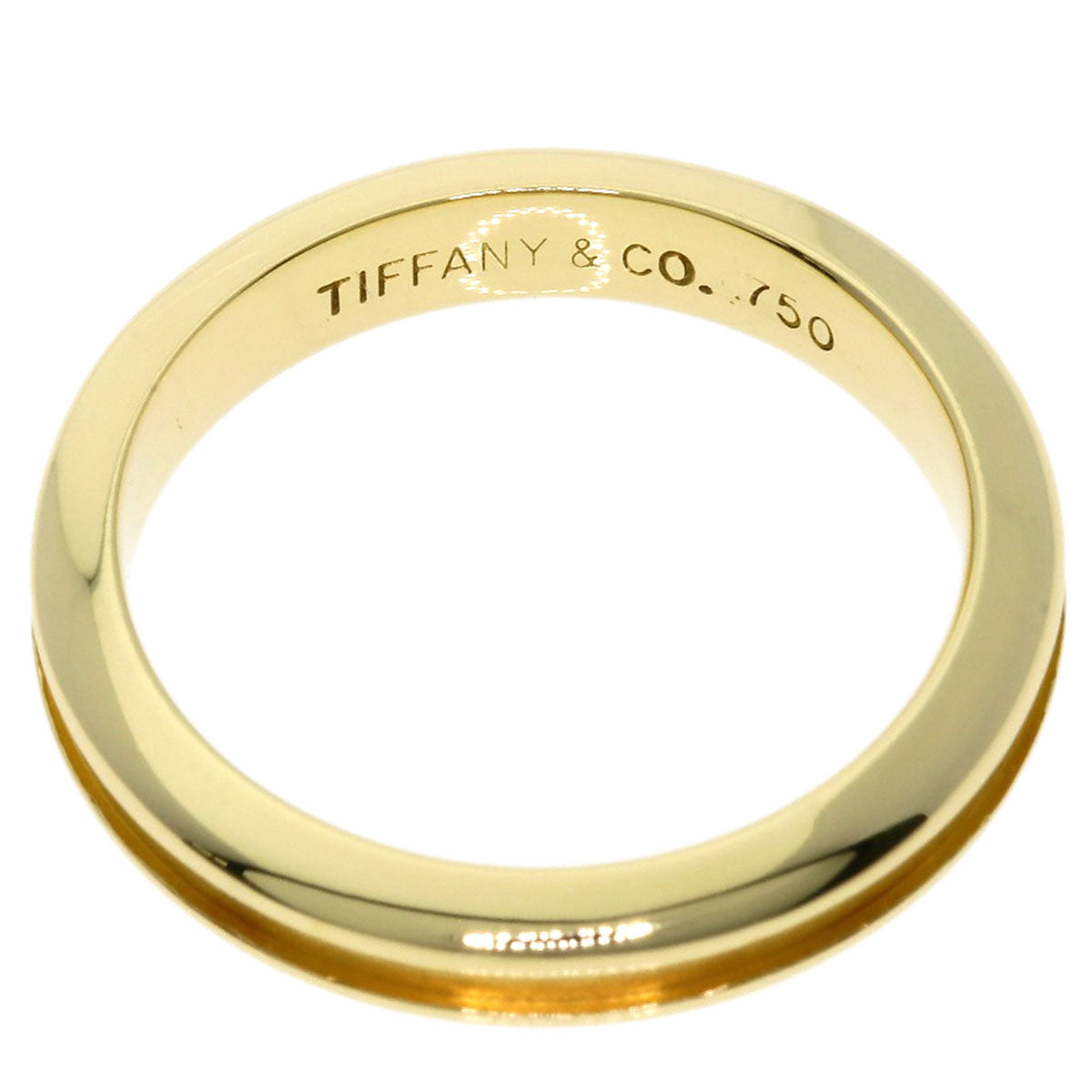 TIFFANY&Co. wedding Ring K18 Yellow Gold Ladies [Used]