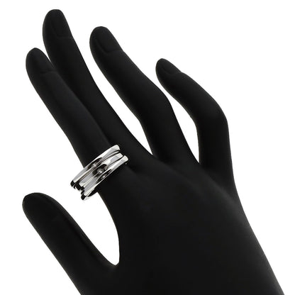 BVLGARI B.zero1 2 band #58 Ring K18 White Gold Ladies [Used]