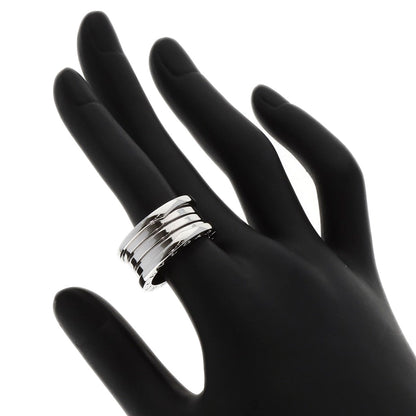 BVLGARI B.zero1 4 band #55 Ring K18 White Gold Ladies [Used]