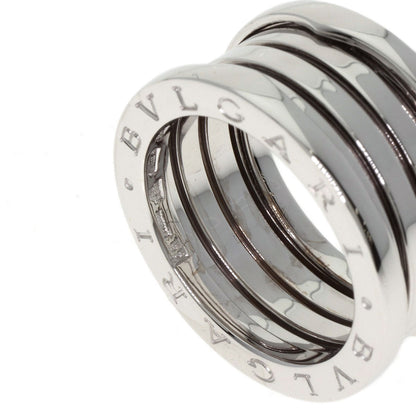 BVLGARI B.zero1 4 band #55 Ring K18 White Gold Ladies [Used]