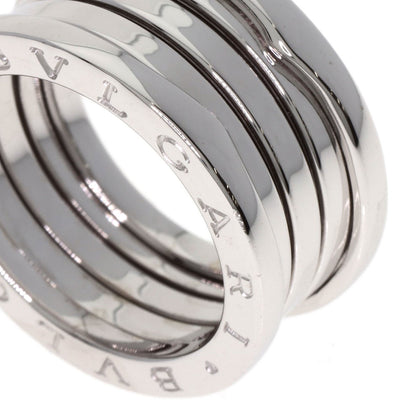 BVLGARI B.zero1 4 band #55 Ring K18 White Gold Ladies [Used]