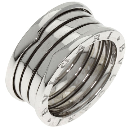 BVLGARI B.zero1 4 Band #59 Ring K18 White Gold mens [Used]