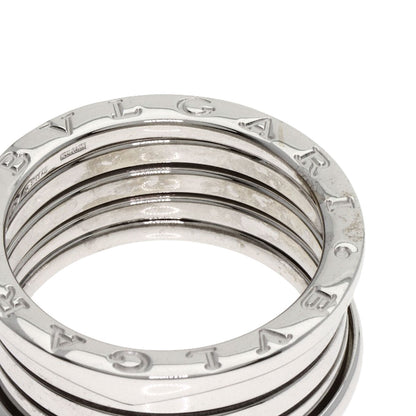 BVLGARI B.zero1 4 Band #59 Ring K18 White Gold mens [Used]