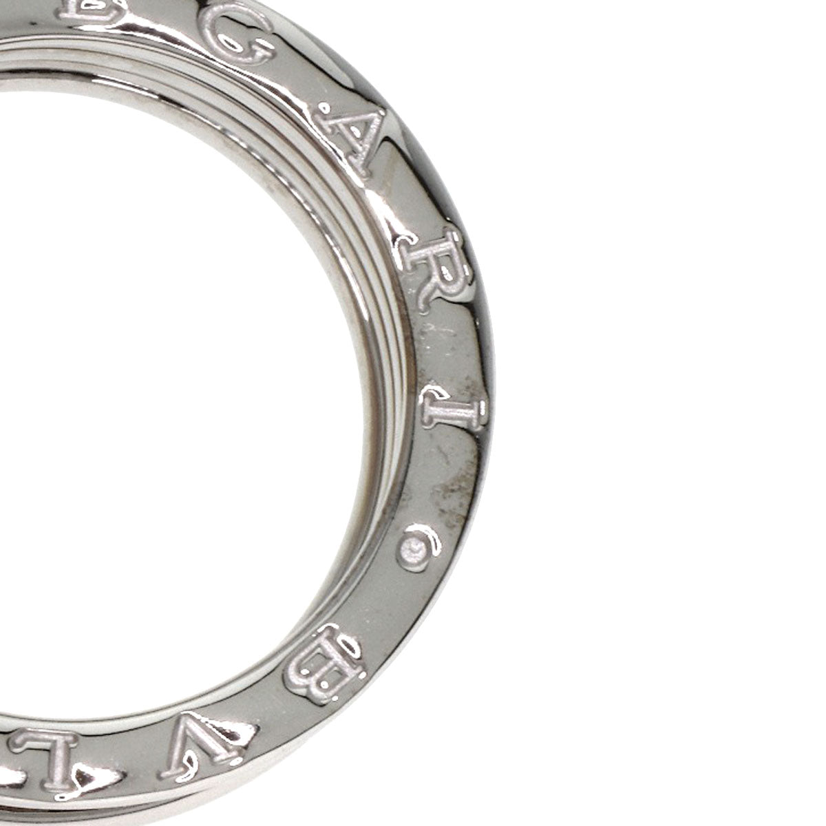 BVLGARI B.zero1 4 Band #59 Ring K18 White Gold mens [Used]