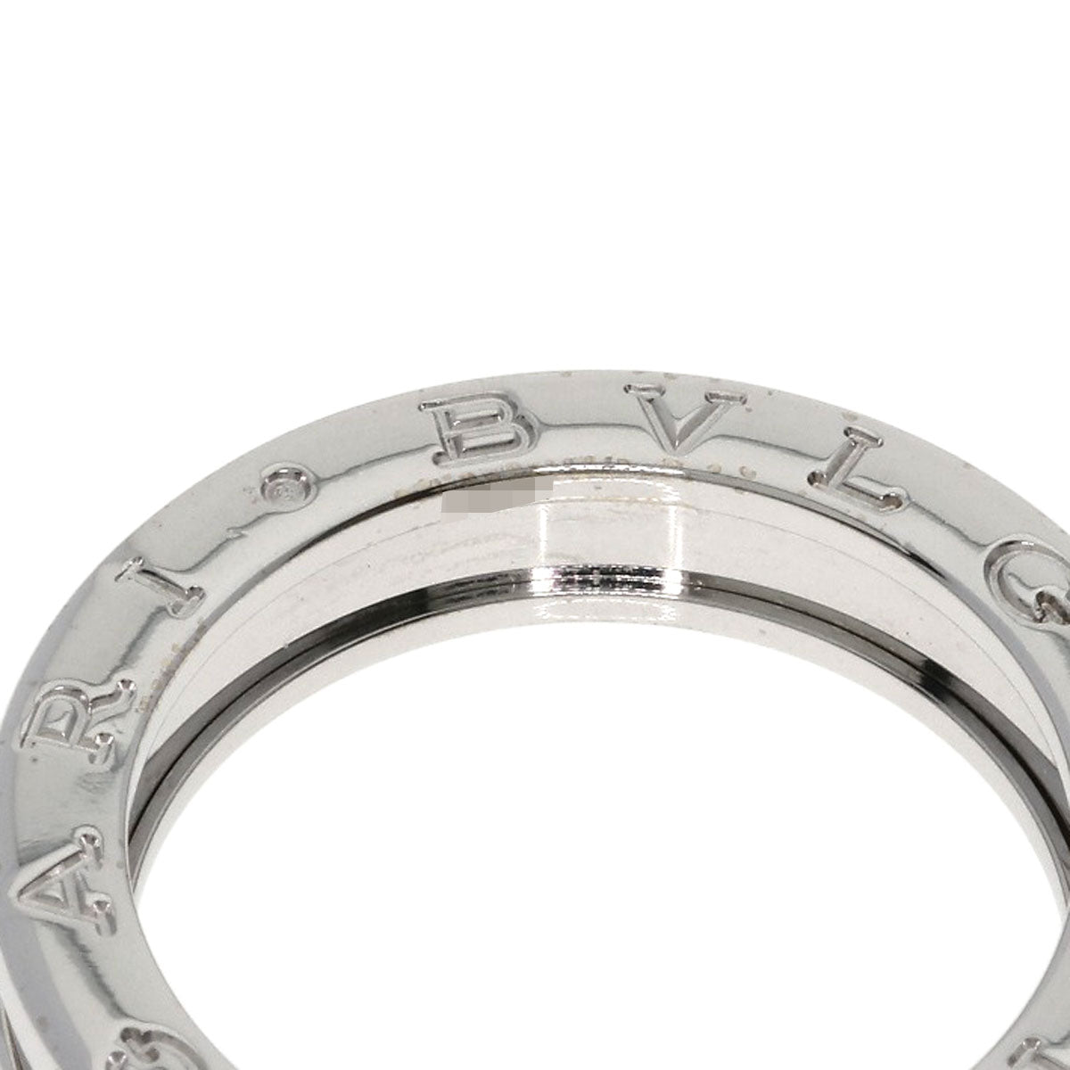 BVLGARI B.zero1 1 band #55 Ring K18 White Gold Ladies [Used]