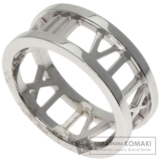TIFFANY&Co. Atlas open Ring K18 White Gold Ladies [Used]