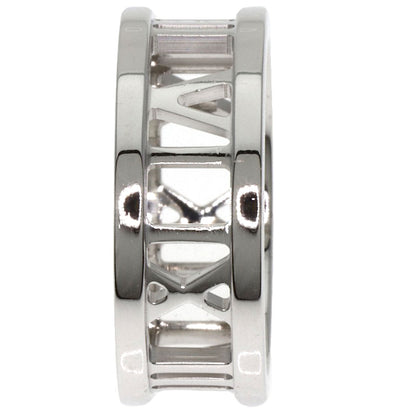 TIFFANY&Co. Atlas open Ring K18 White Gold Ladies [Used]