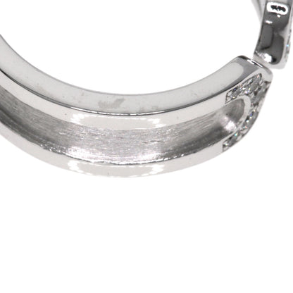 CARTIER C2 Diamond #51 Ring K18 White Gold Ladies [Used]