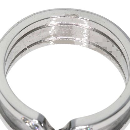 CARTIER C2 Diamond #51 Ring K18 White Gold Ladies [Used]