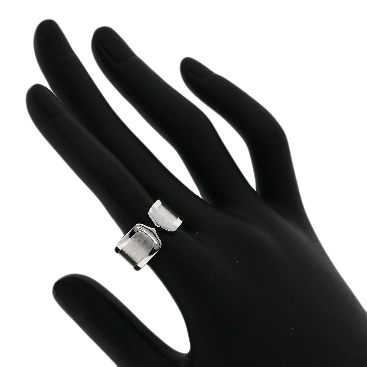 CARTIER C2 #53 Ring K18 White Gold Ladies [Used]