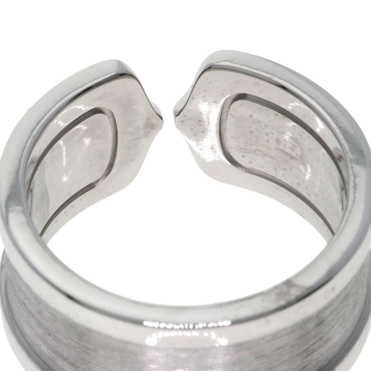 CARTIER C2 #53 Ring K18 White Gold Ladies [Used]