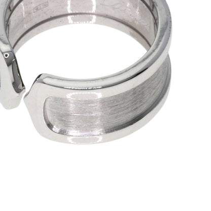 CARTIER C2 #53 Ring K18 White Gold Ladies [Used]