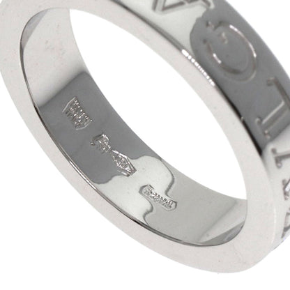 BVLGARI Double logo 1P Diamond Ring K18 White Gold Ladies [Used]