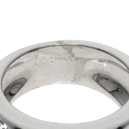 CHANEL Three Symbols Diamond Ring K18 White Gold Ladies [Used]