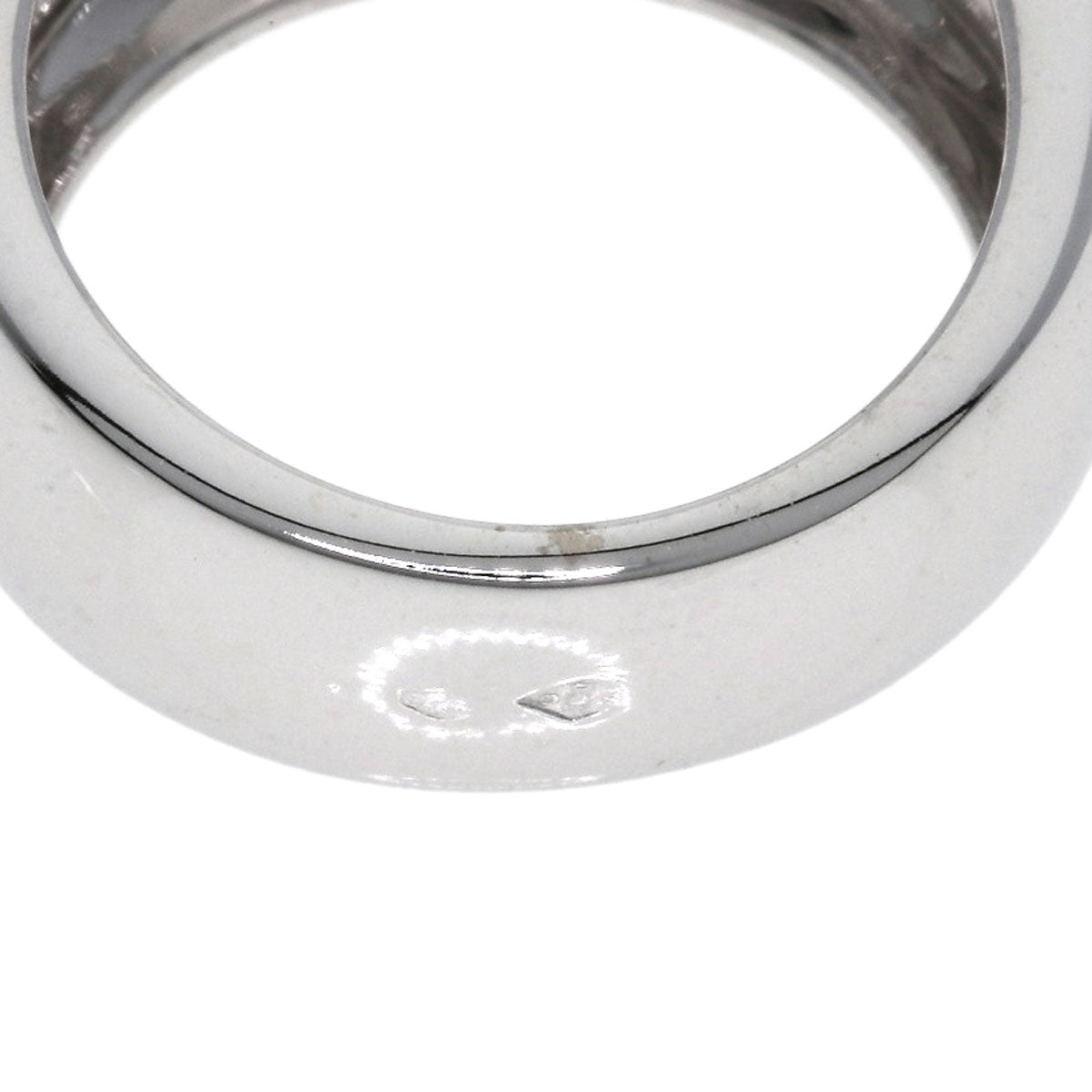 CHANEL Three Symbols Diamond Ring K18 White Gold Ladies [Used]