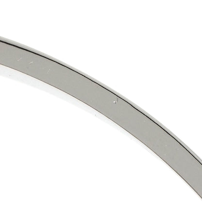 CARTIER LOVE Bracelets Half Diamond with Driver # 17 Bracelet K18 White Gold Ladies [Used]